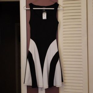 Black & White Forever 21 Dress